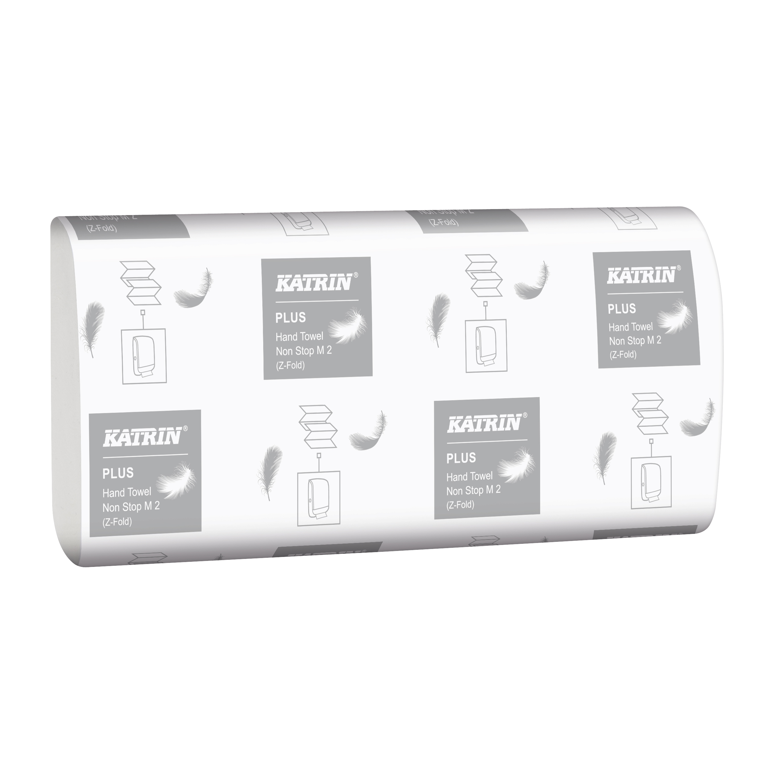 Katrin Plus Non Stop M2 2ply White Hand Towels x 2025 -344488