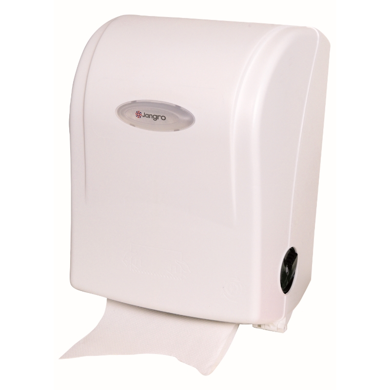 HandsFree Roll Towel Dispenser, Plastic Roll Towel