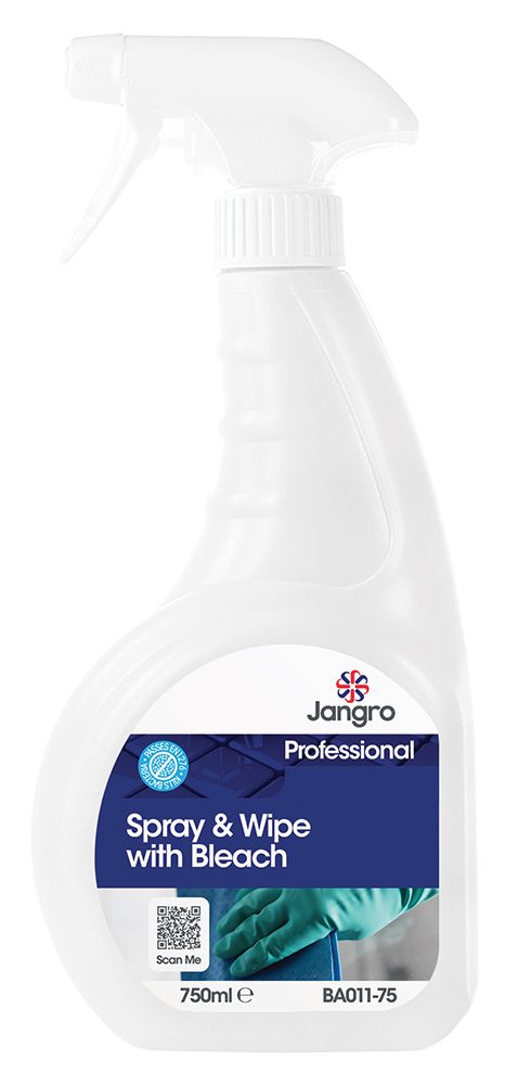 Spray & Wipe with Bleach 750ml