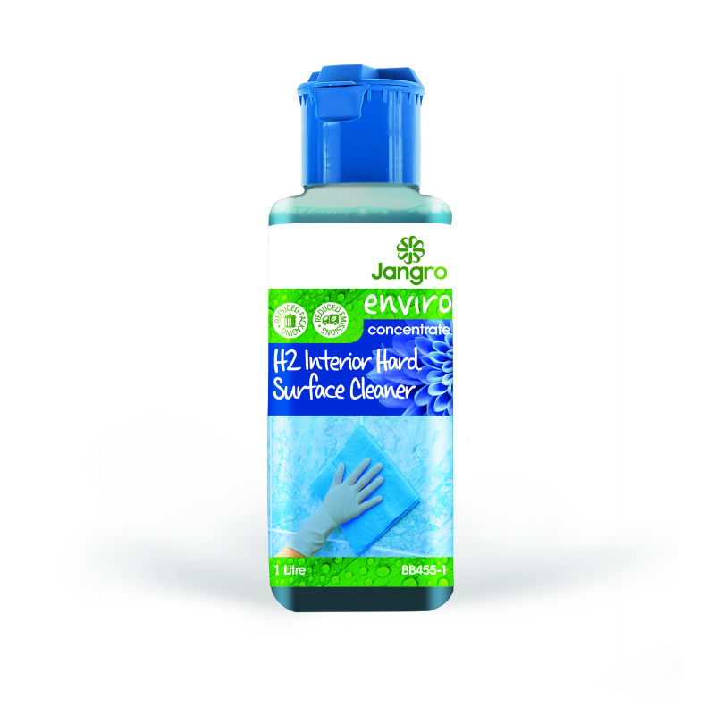 Jangro Enviro Concentrate H2 Interior Hard Surface Cleaner 1L