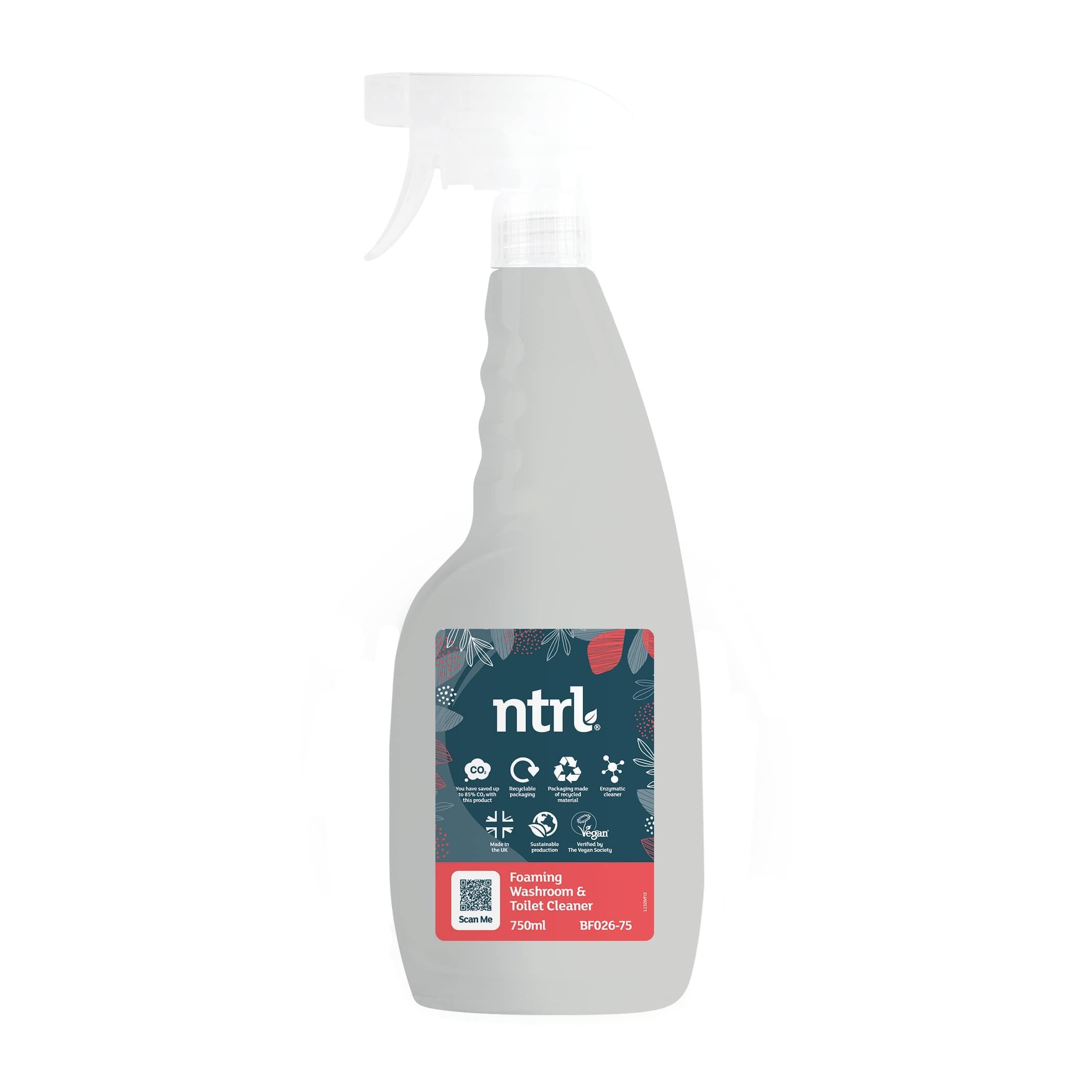 Jangro ntrl Foaming Washroom & Toilet Cleaner 750ml