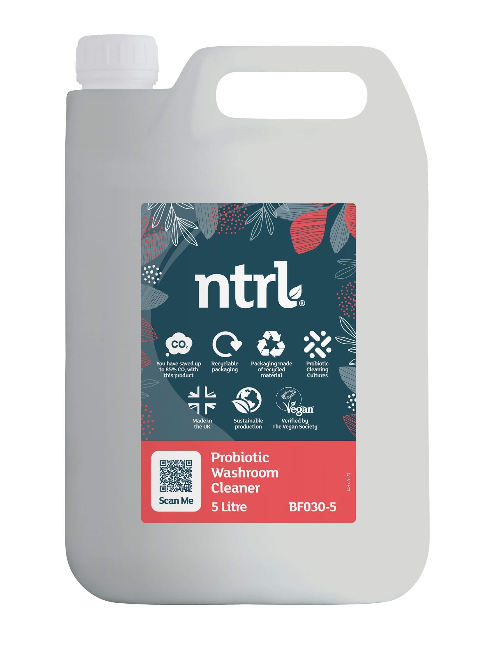 Jangro NTRL Probiotic Washroom Cleaner 5l