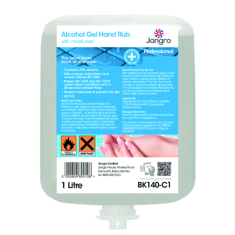 Alcohol Gel Hand Sanitiser Cartridge