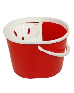 Red Lucy Oval Mop Bucket Janitorial Express