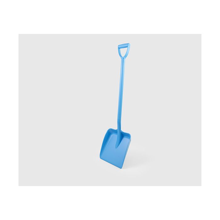 Heavy Duty Hygiene D Grip Shovel, Blue