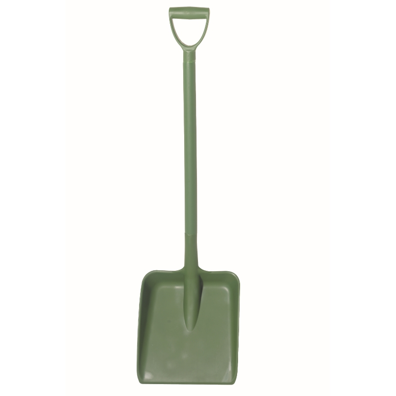 Green Heavy Duty D Grip Hygiene Shovel