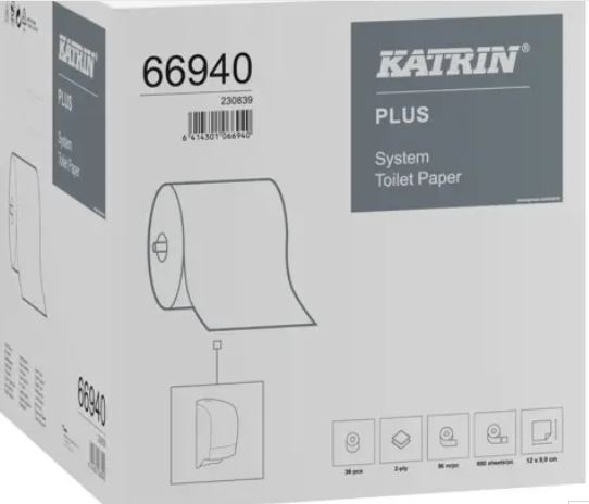 Katrin Plus System Toilet Roll 36 rolls 2 ply