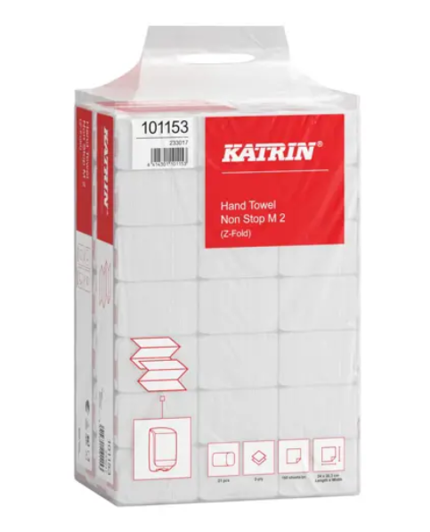 Katrin Z Fold Hand Towels 2ply Non Stop (3360)