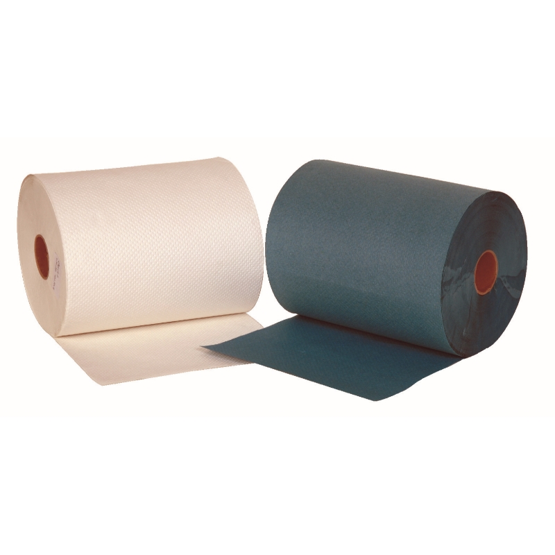 Roll Towel 112M x 195mm, Blue 1 ply