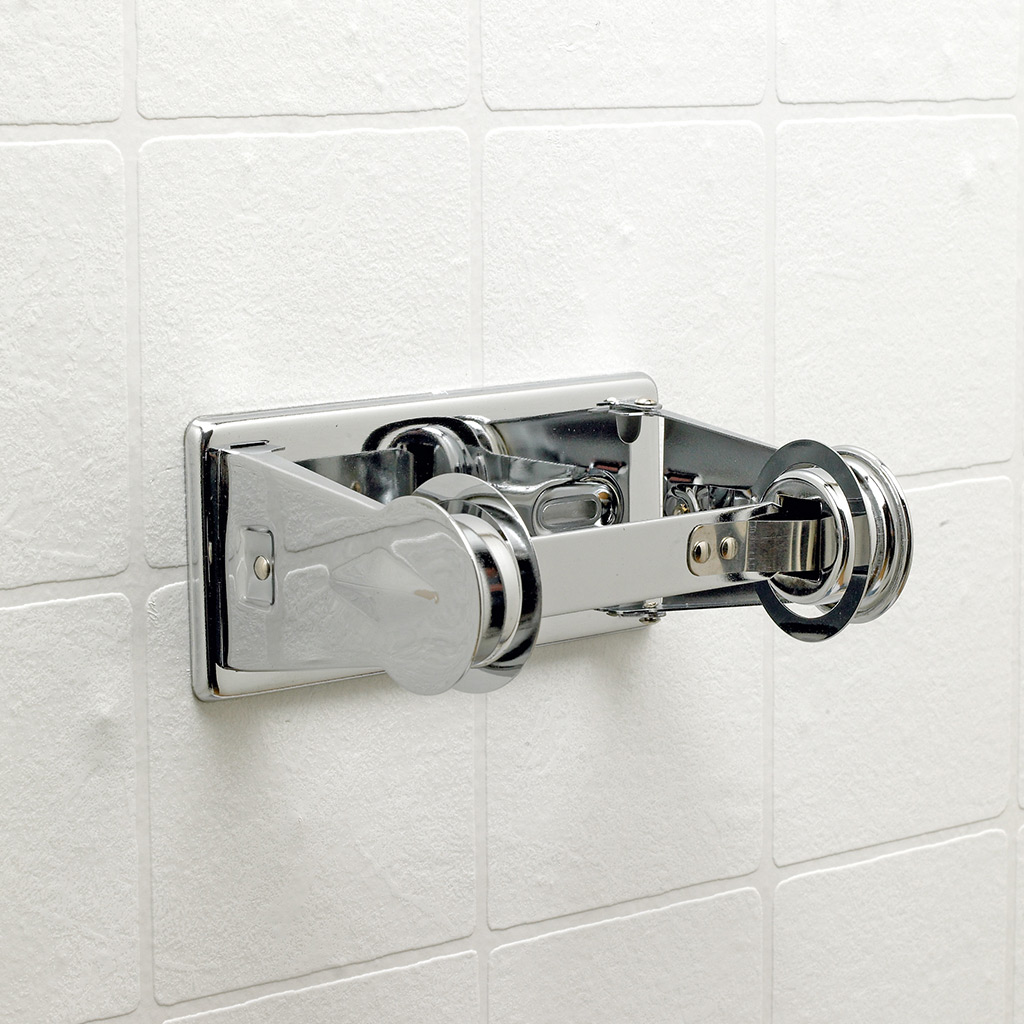 Single Chrome Finish Toilet Roll Holder