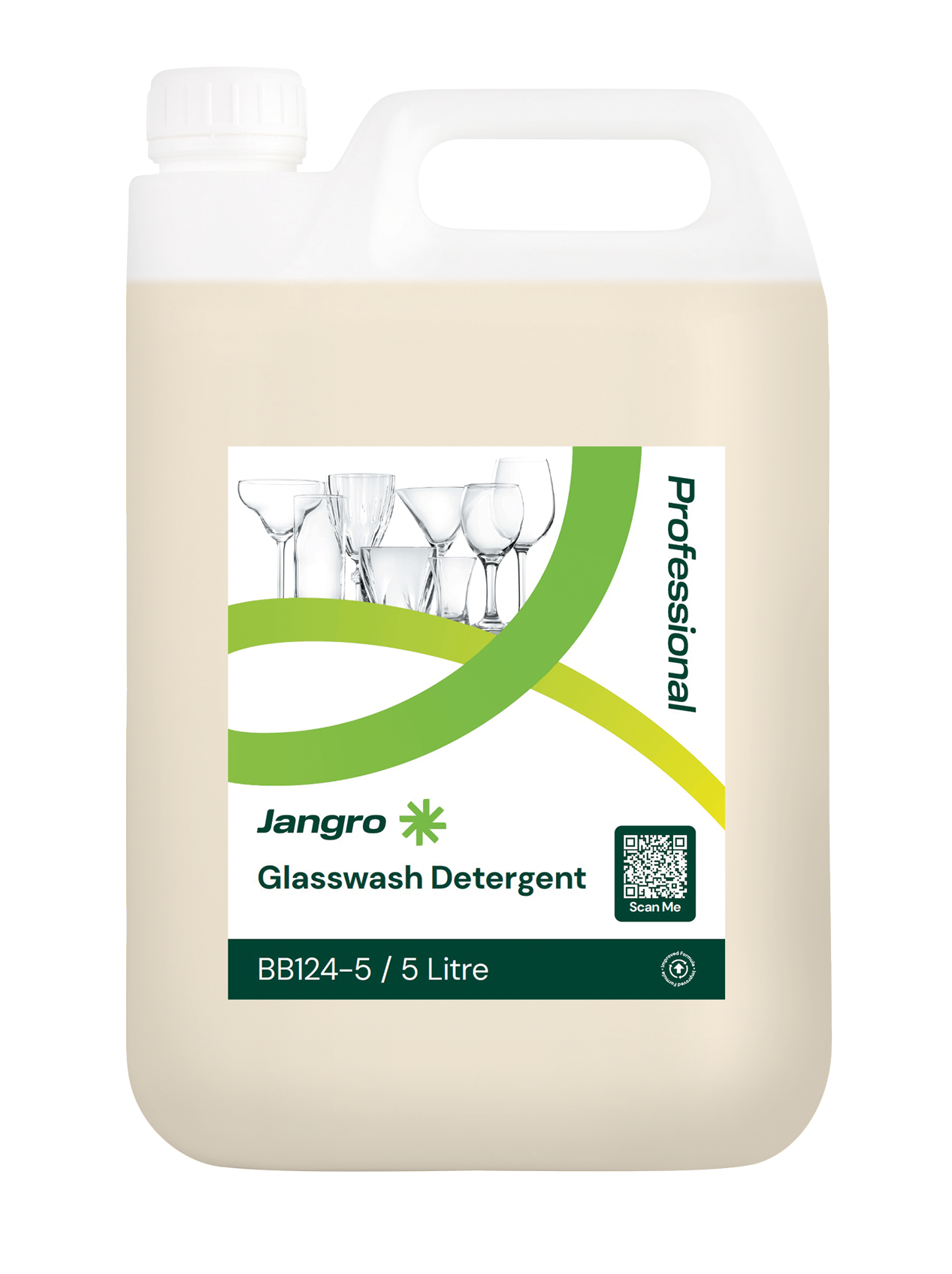 Jangro Glasswash Detergent 2x5L (CASE)
