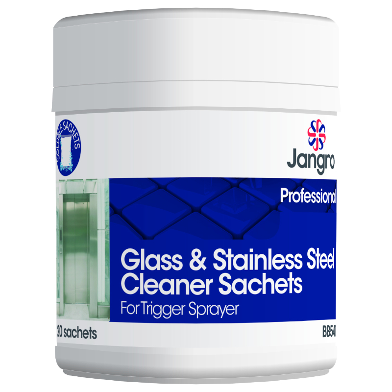 Glass & SS Clnr Sachets x 20 For Trigger Sprayers