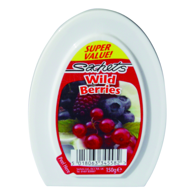Gel Air Frshnr Wild Berries 12 x pack