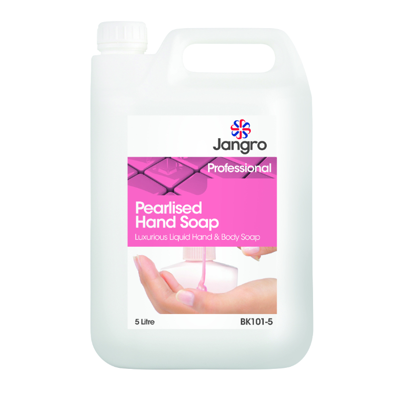 Jangro Pink Pearlised Hand Soap 5L