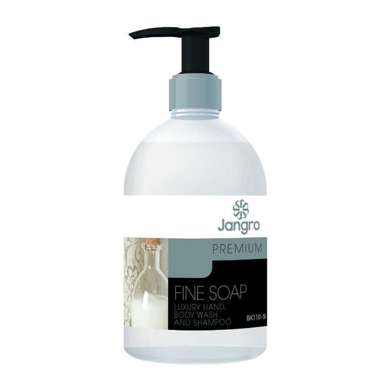 Premium Fine Soap 500ml pump (White)