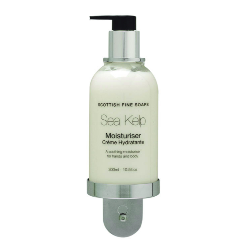 Chrome 300ml Single Bottle Holder for Sea Kelp & Au Lait Range