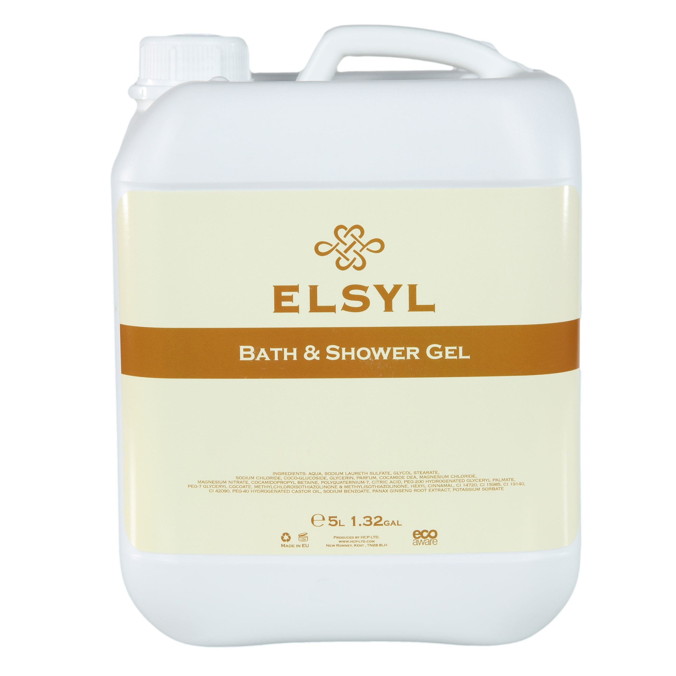 ELSYL 5l Refill Bath & Shower Gel (CASE OF 2)