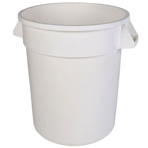 Huskee Round Container/Bin -(WHITE)