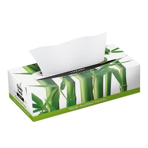 Cheeky Panda Flat Box Facial Tissues 3ply 80 sheets x 12