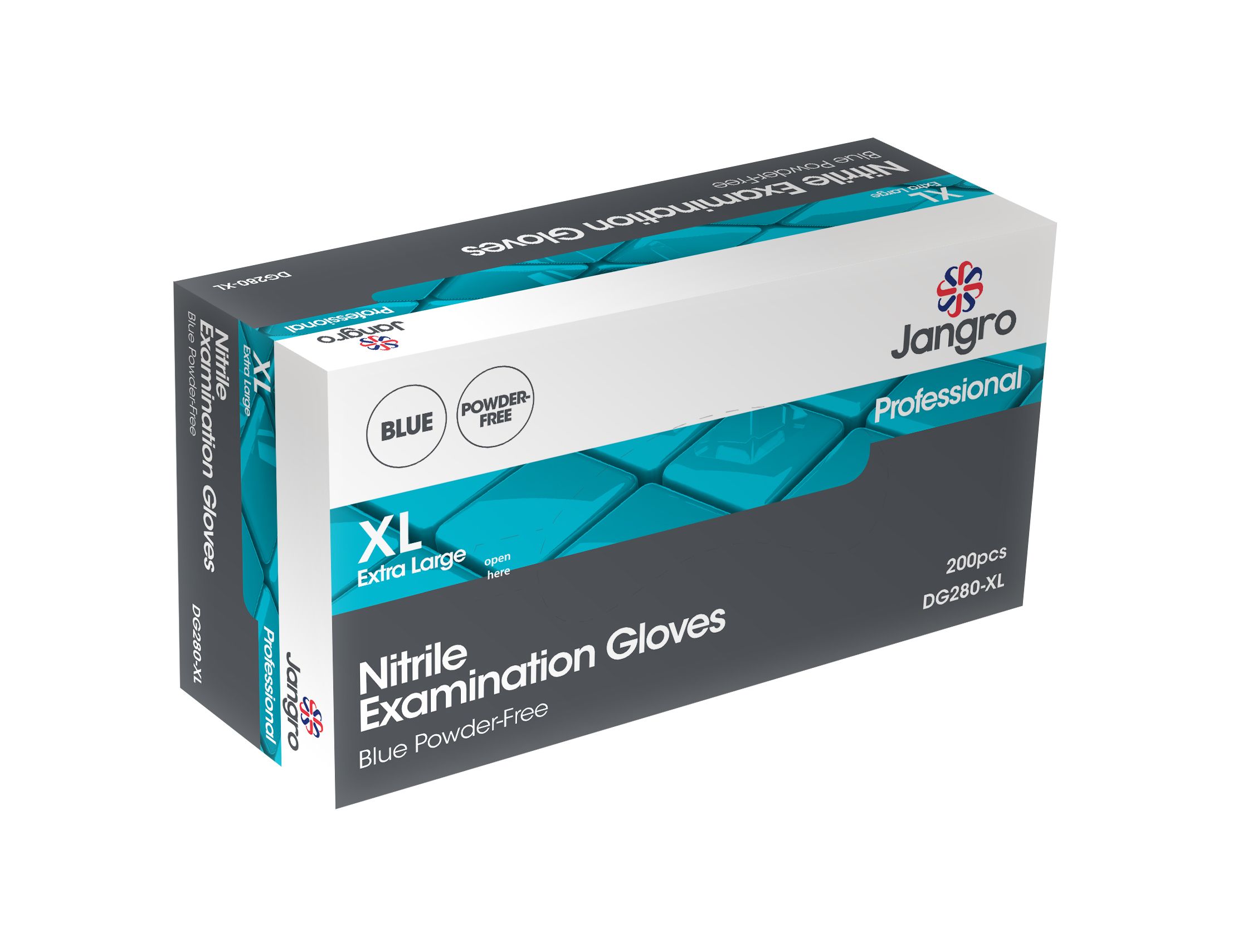 Professional Nitrile Gloves x200 XL P/Free