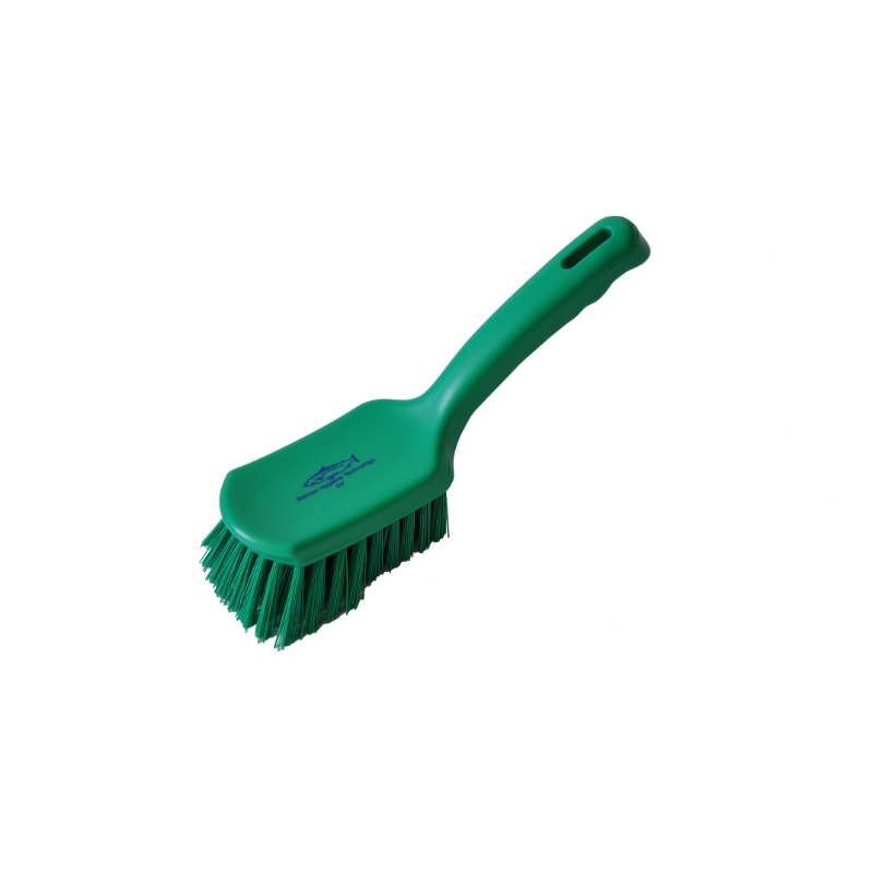 Short Handled Churn Brush Medium, Green