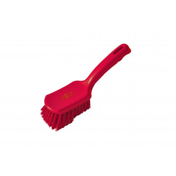 Short Handled Churn Brush Medium, Red