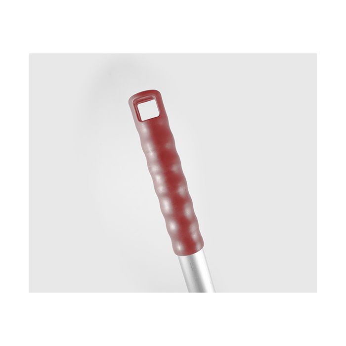 Lightweight Aluminium handle with colour grip 1270mm Red