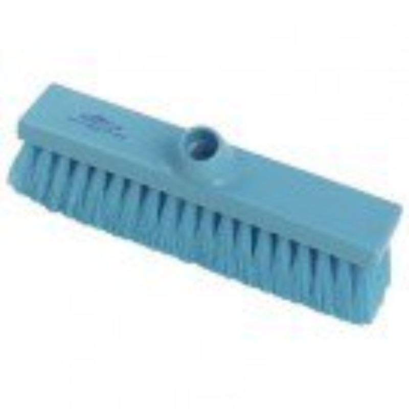 Premier Flat Sweeping Broom, Soft 280mm Blue