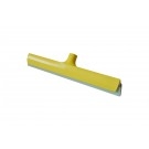 Yellow Hygiene Flat Sweep Broom in medium 300mm