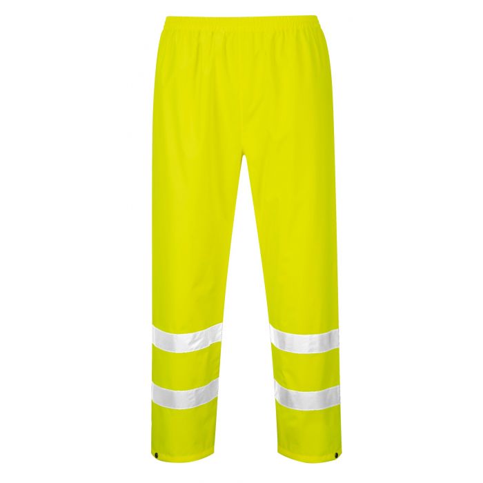 Hi-Vis Waterproof Contractor Trousers, Yellow, 3XL