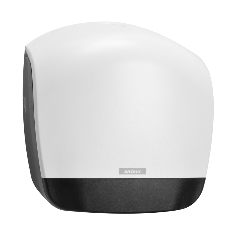 Katrin Jumbo Roll Dispenser, White (82148)