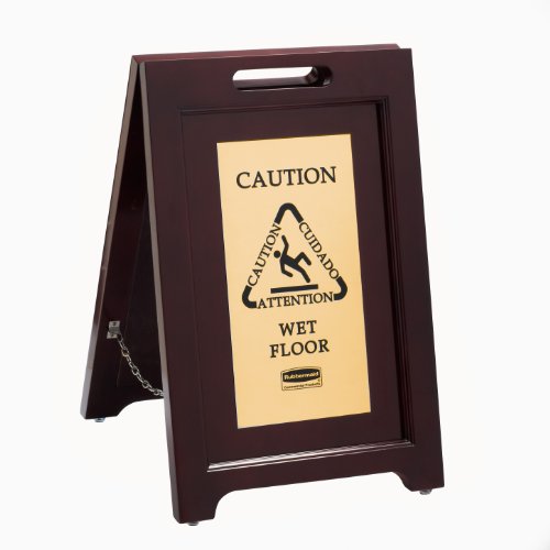 Rubbermaid Wood Safety Sign#
