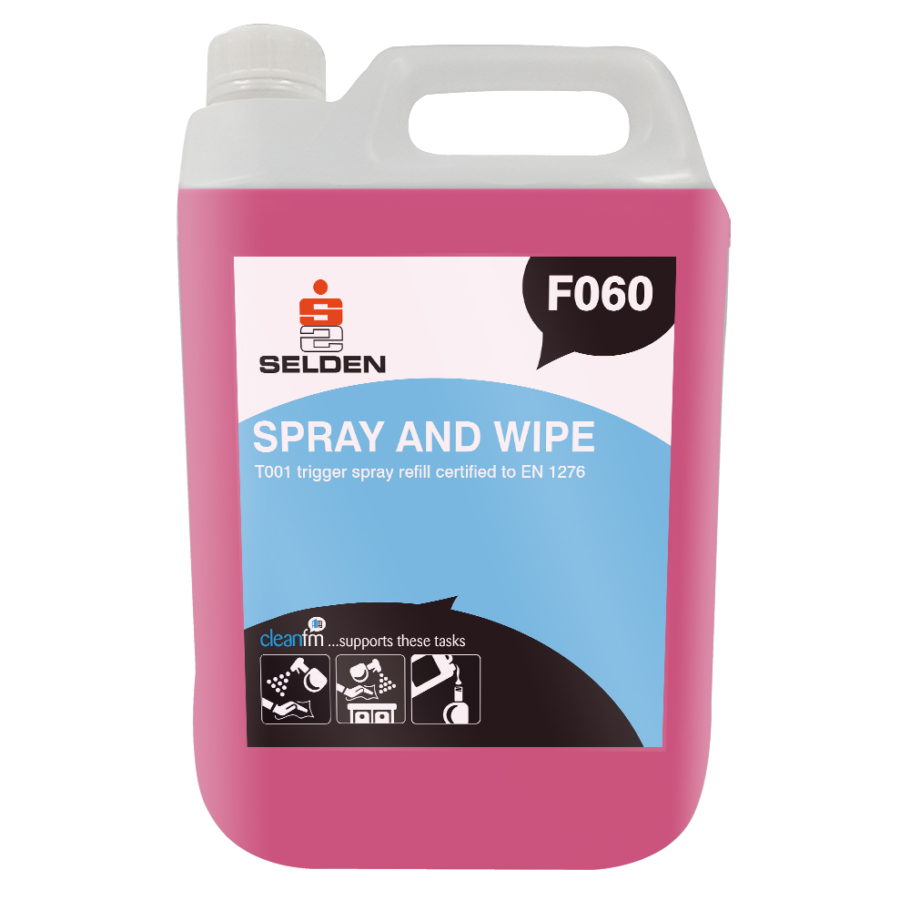 Selden Spray & Wipe 5L Bacterial