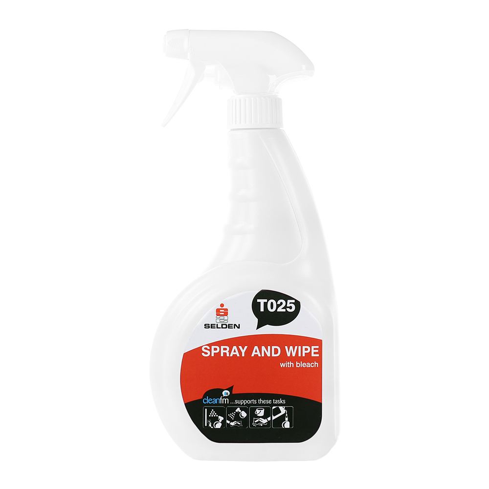 Selden Spray and Wipe with bleach 750ml