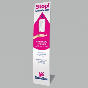 Suresan XP Hygiene Display Stand & Dispenser - Sold as Complete Unit