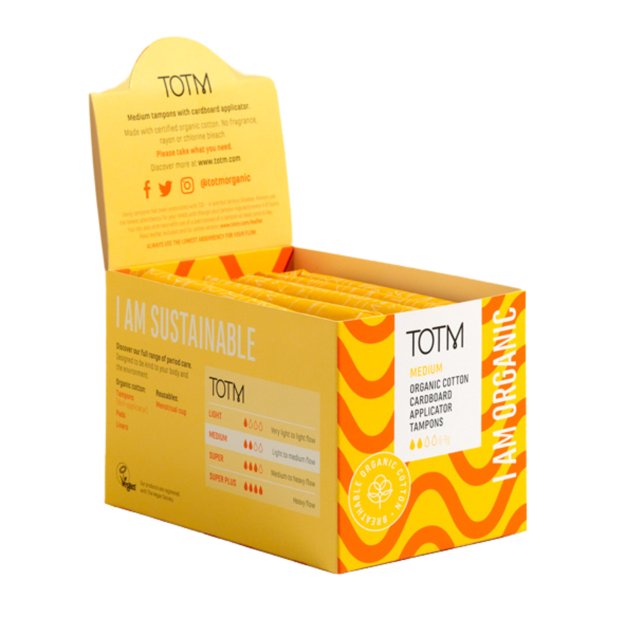 TOTM Applicator Tampons Reg 12 x 30
