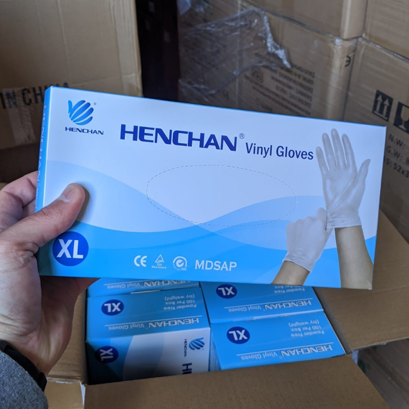 Vinyl Gloves Clear X Large Box of 100