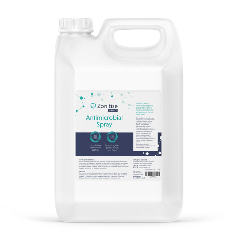 Zonitise Antimicrobial Surface Spray 5L