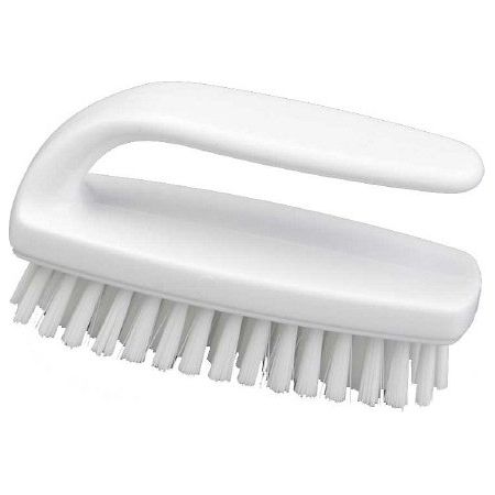 Hygiene Grippy Nail Brush, Stiff 110mm White